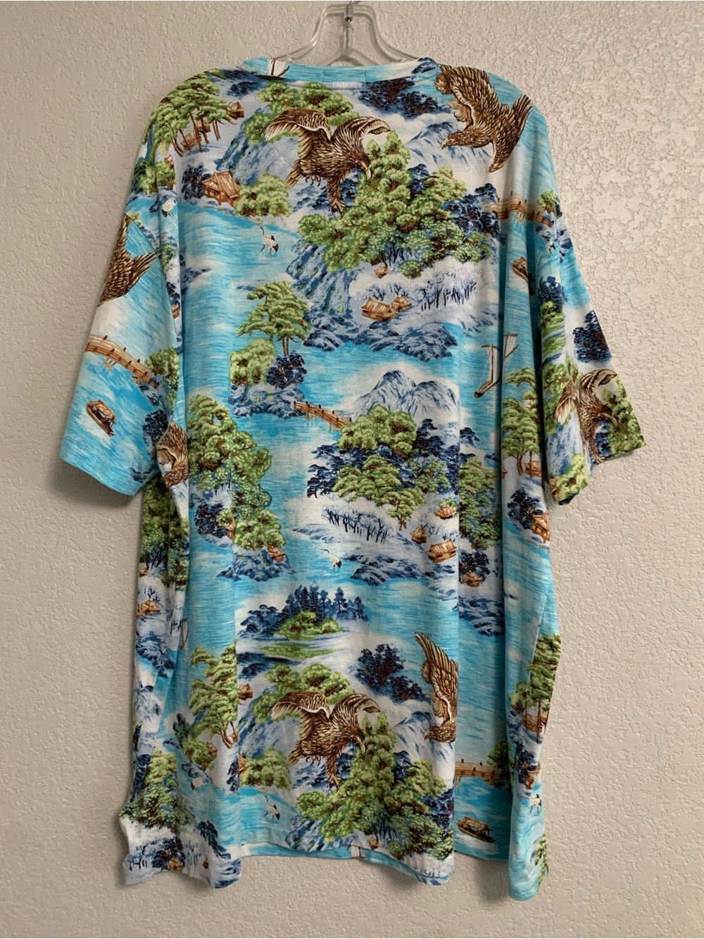Polo Ralph Lauren Tshirt Mens 3XB Tropical Hawaiian Island Print Pocket Preppy - Picture 2 of 13